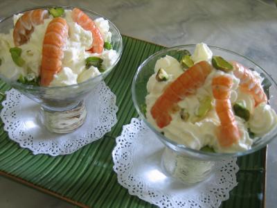 Recette Cappuccino aux langoustines aux fèves