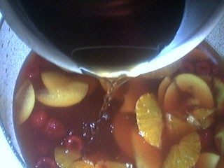 Recette Sangria à la pêche façon Espagnole