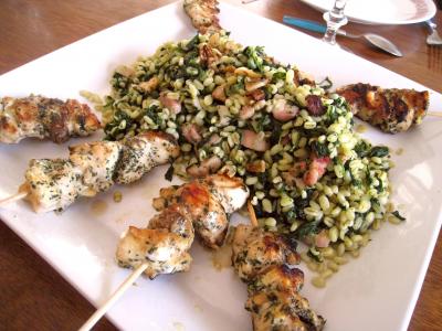 brochettes de poulets
