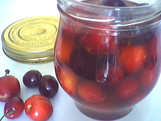 Image : Bocal de cerises au vinaigre