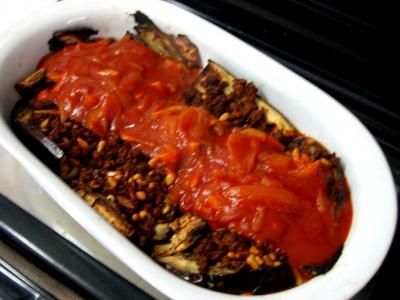 Aubergines farcies façon Libanaise - 8.2