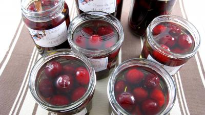 Recette Bocaux de cerises à l'eau de vie