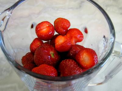 Mousse aux graines de tournesol et son coulis de fraises - 2.2