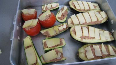Recette Aubergines et ses légumes farcis