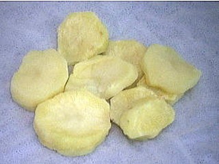 Aumônières aux pommes de terre et coulis de banane - 4.3