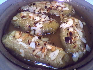 Recette Bananes aux amandes