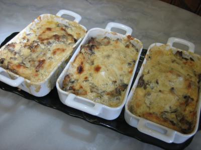 Recette Cassolettes de gnocchis à la fourme d'Ambert au parfum d'Auvergne