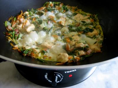 Recette Blancs de poulet aux fanes de carottes