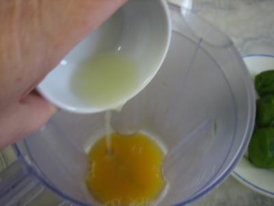 Sorbet aux kiwis et sa crème à l'ananas - 3.4
