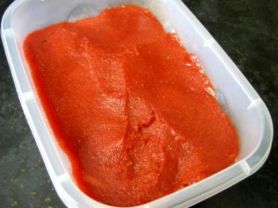 Recette Sorbet aux fraises