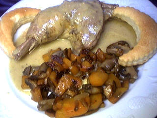 crème entière : Assiette de blanquette de faisan