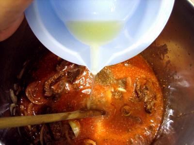 Recette Boeuf au curry et aux pommes de terre