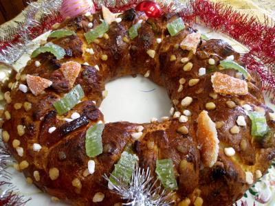 Image : recette Brioche en couronne de l'avent