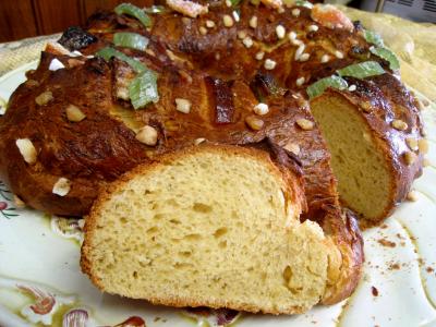 Recette Brioche en couronne de l'avent