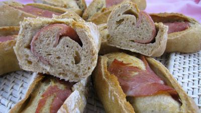 Recette Pain au jambon