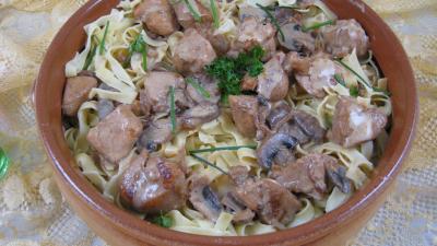 Tagliatelles au poulet