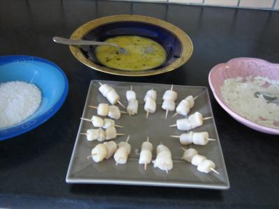 Brochettes de Saint-Jacques à la noix de coco - 5.2