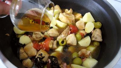 Recette Blancs de poulet bastiaise façon Corse