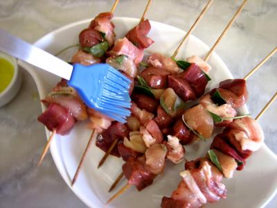 Recette Brochettes de foie de veau aromatiques