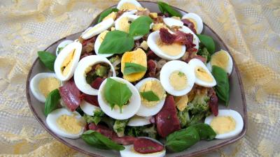 Image : recette Brocolis aux oeufs en salade