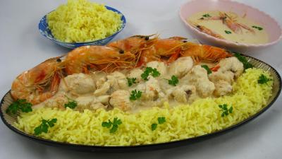 Image : recette Blanquette de lotte au champagne