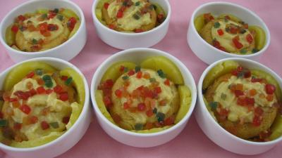 Recette Cassolettes de baba à l'ananas
