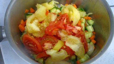 Côtes de porc et son sauté de tomates - 5.3