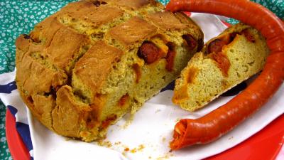 Photo : Pain au chorizo