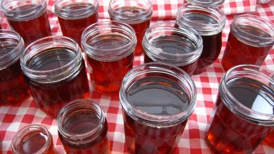 mirabelle : Pots de gelée de mirabelles