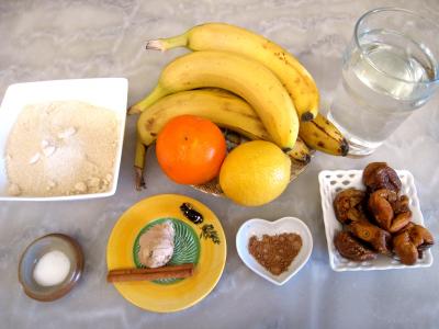 Ingrédients pour la recette : Chutney aux bananes et aux figues