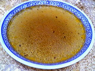 Carcasse de canard : Assiette de bouillon