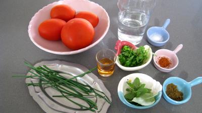 Ingrédients pour la recette : Boisson tomates santé