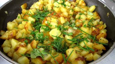 Recette Cèpes aux pommes de terre à la landaise