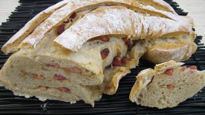 Recette Pain aux lardons