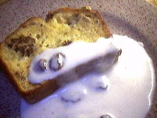 bresse bleu : Tranche de cake au Bresse bleu