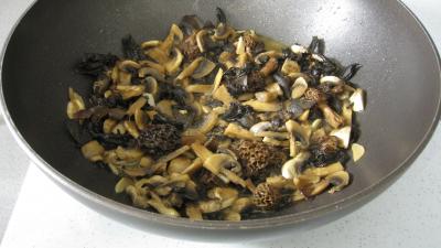 Recette Brick aux champignons des bois