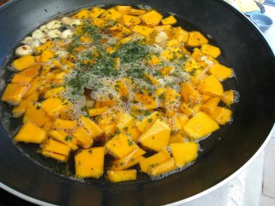 Recette Velouté de citrouille au chèvre
