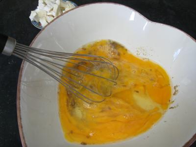 Omelette au potimarron et au chèvre - 4.4