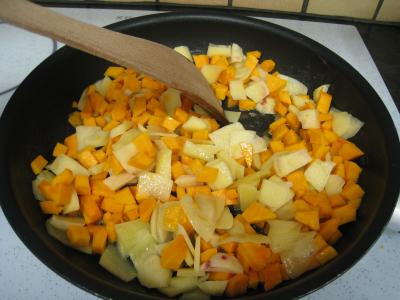 Omelette au potimarron et au chèvre - 3.4