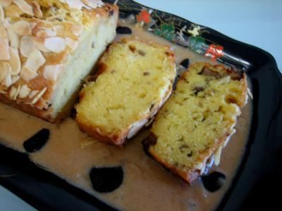 cake au foie gras et sa sauce à la truffe