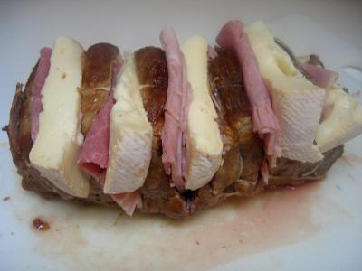 Rôti de porc farci au jambon et reblochon - 8.3