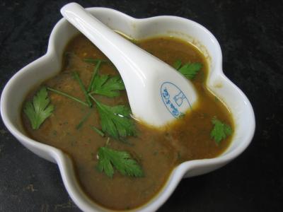 vinaigrette : Ramequin de vinaigrette au sirop d'érable