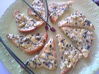 Recette Canapés au saint Marcellin