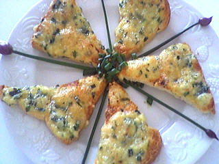 Image : recette Canapés au saint Marcellin