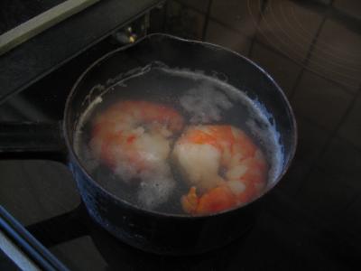 Canapés aux gambas - 3.1