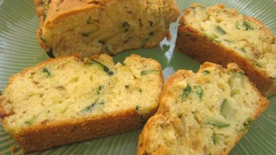 Cuisine diététique : Tranches de cake aux courgettes