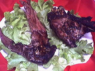 Recette Carcasses de canards grillées