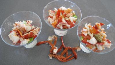 Verrines de homard en salade - 6.4