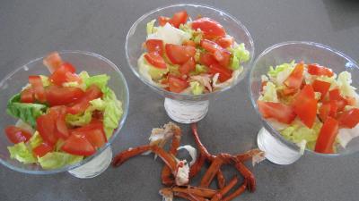 Verrines de homard en salade - 7.2