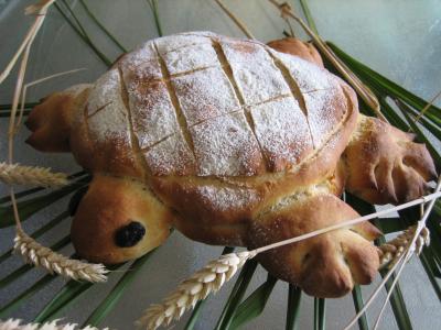 Pains & pâtes : Pain tortue aux oignons